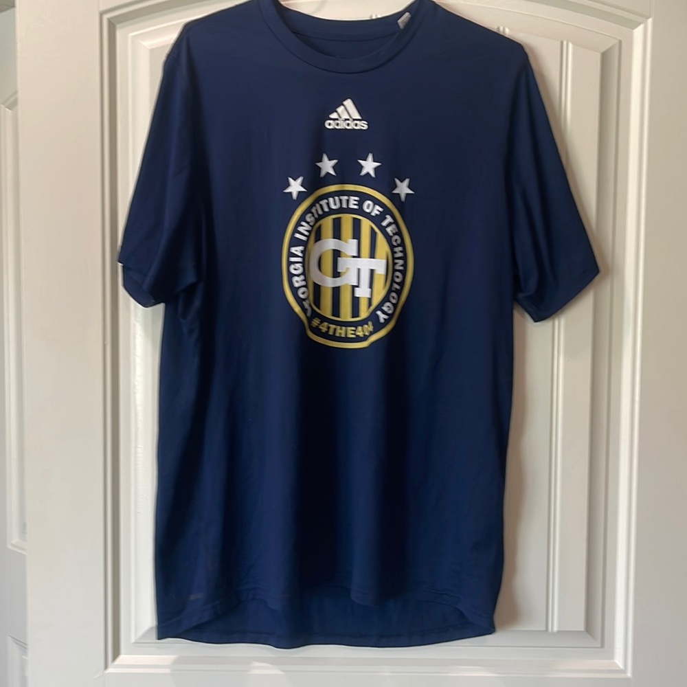 GeorgiaTech Adidas dry fit shirt